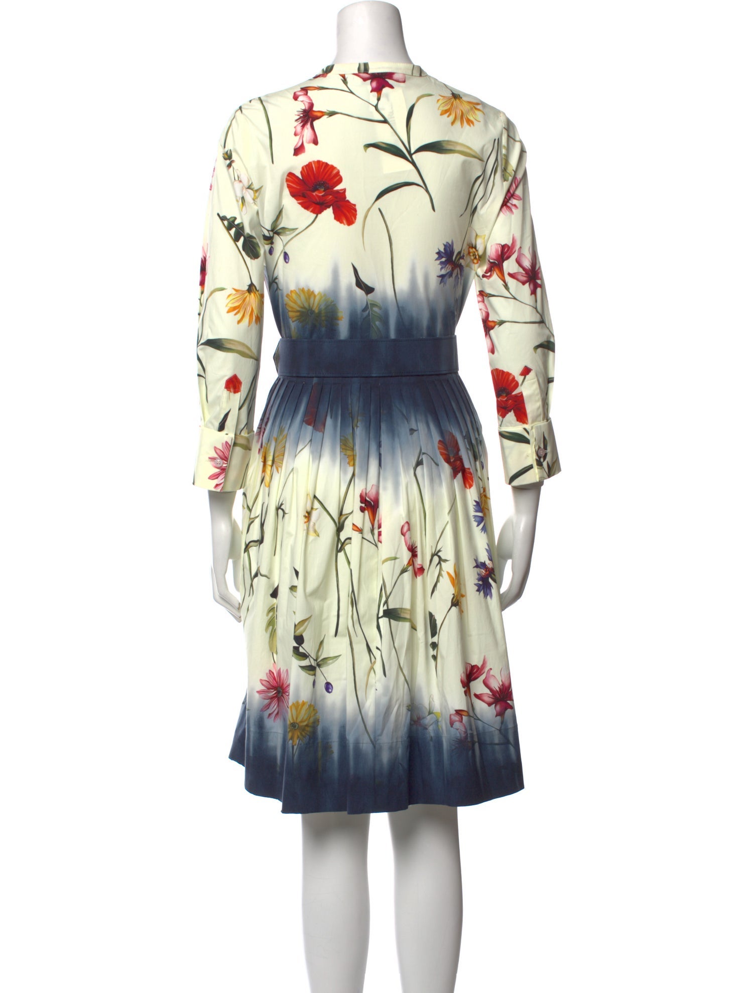 Oscar de la Renta Printed Knee-Length Dress