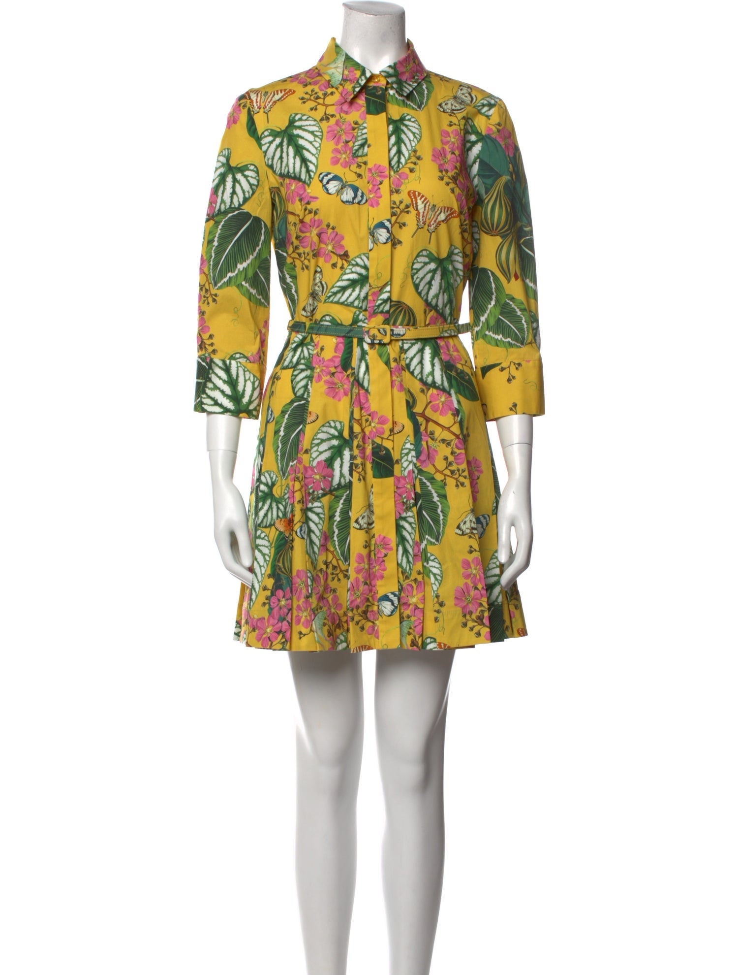Oscar de la Renta Printed Mini Dress