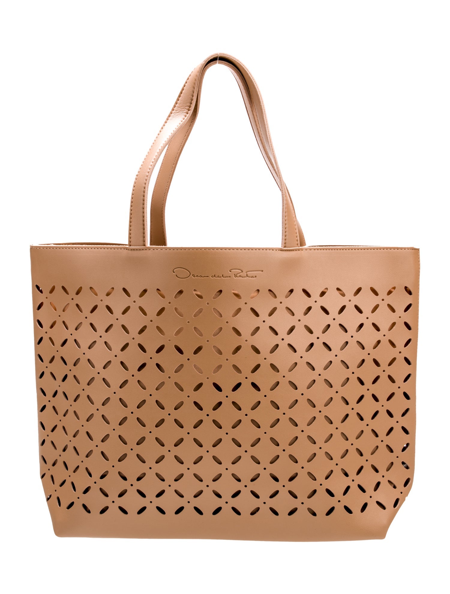 Oscar de la Renta Leather Tote