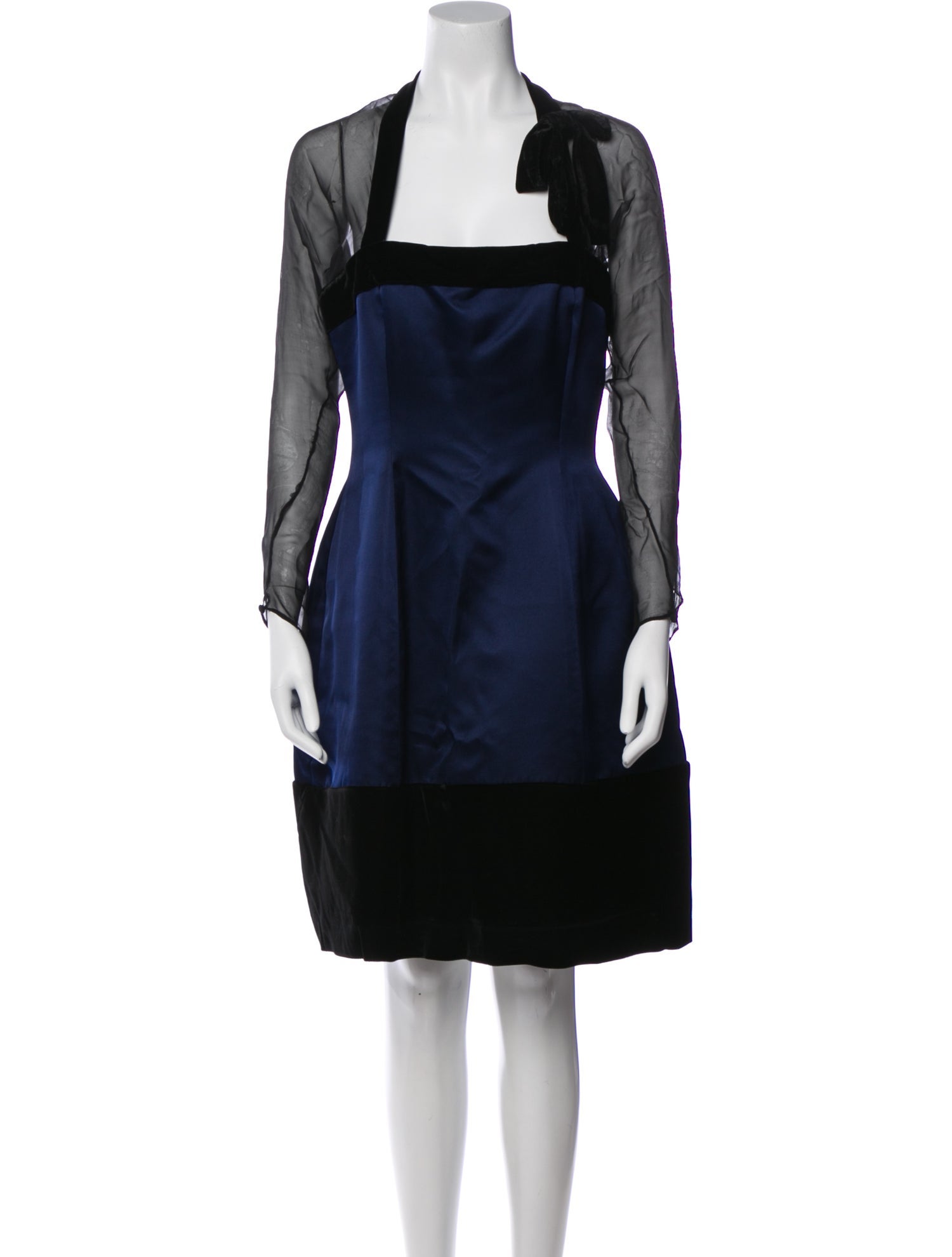 Oscar de la Renta Silk Mini Dress