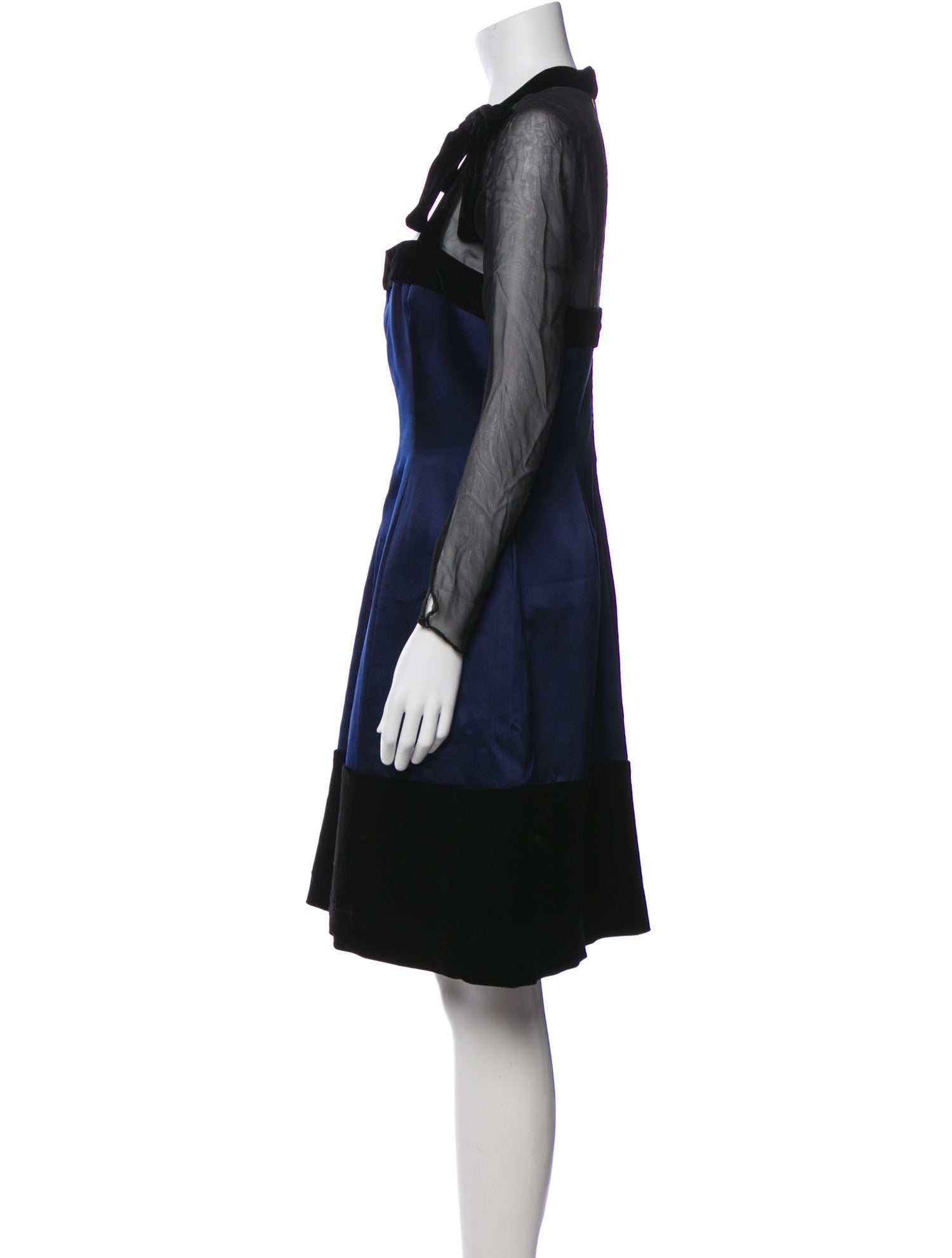 Oscar de la Renta Silk Mini Dress