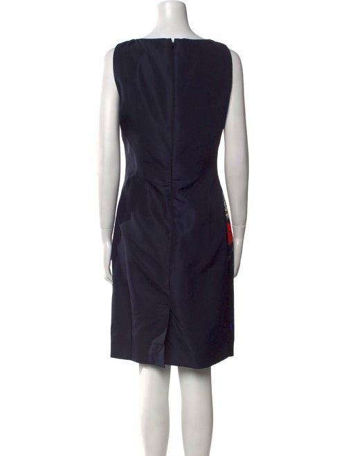 Oscar de la Renta Silk Knee-Length Dress