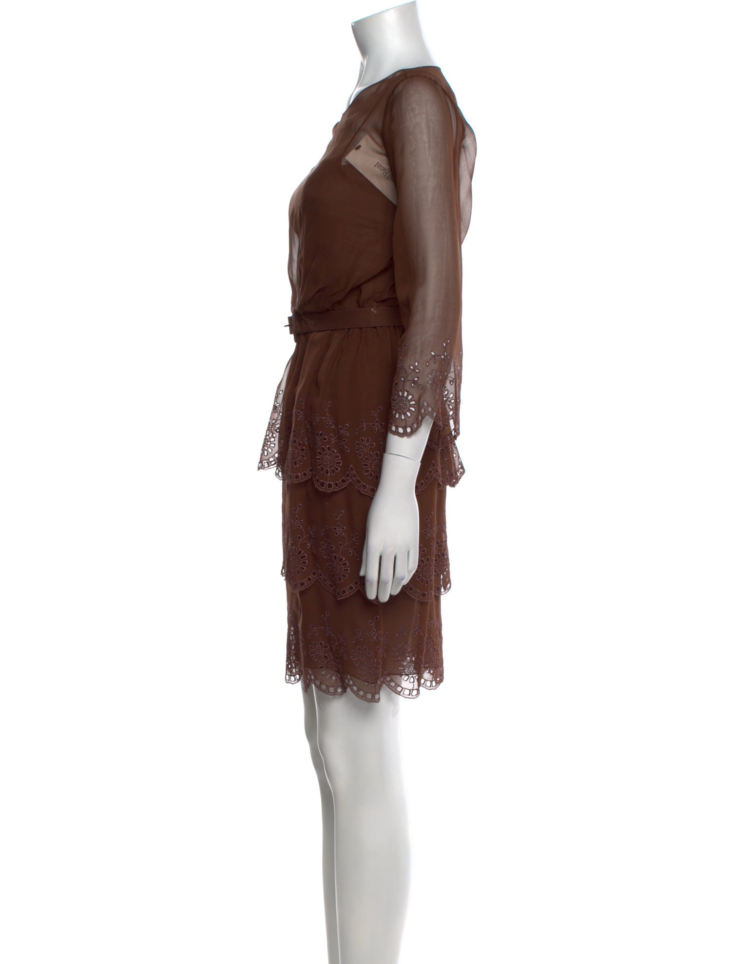 Oscar de la Renta Silk Mini Dress