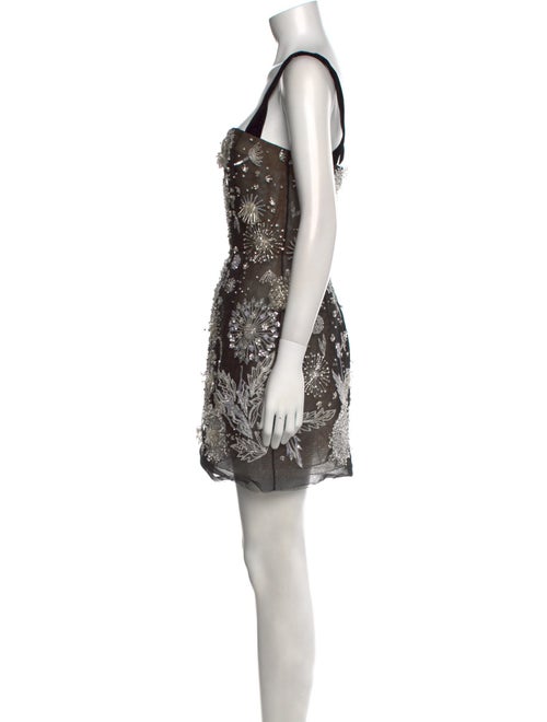 Oscar de la Renta Silk Mini Dress