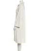 Oscar de la Renta Embroidered Accent Robe