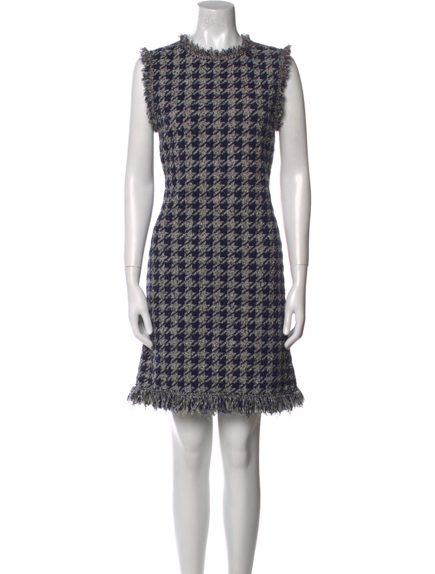 Oscar de la Renta Virgin Wool Mini Dress