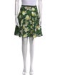 Oscar de la Renta Floral Print Knee-Length Skirt