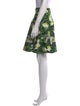 Oscar de la Renta Floral Print Knee-Length Skirt