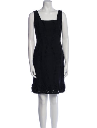 Oscar de la Renta Silk Mini Dress