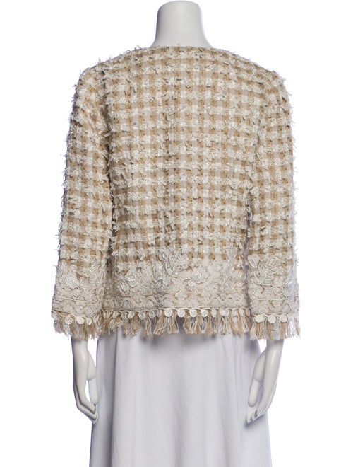 Oscar de la Renta 2012 Tweed Pattern Jacket
