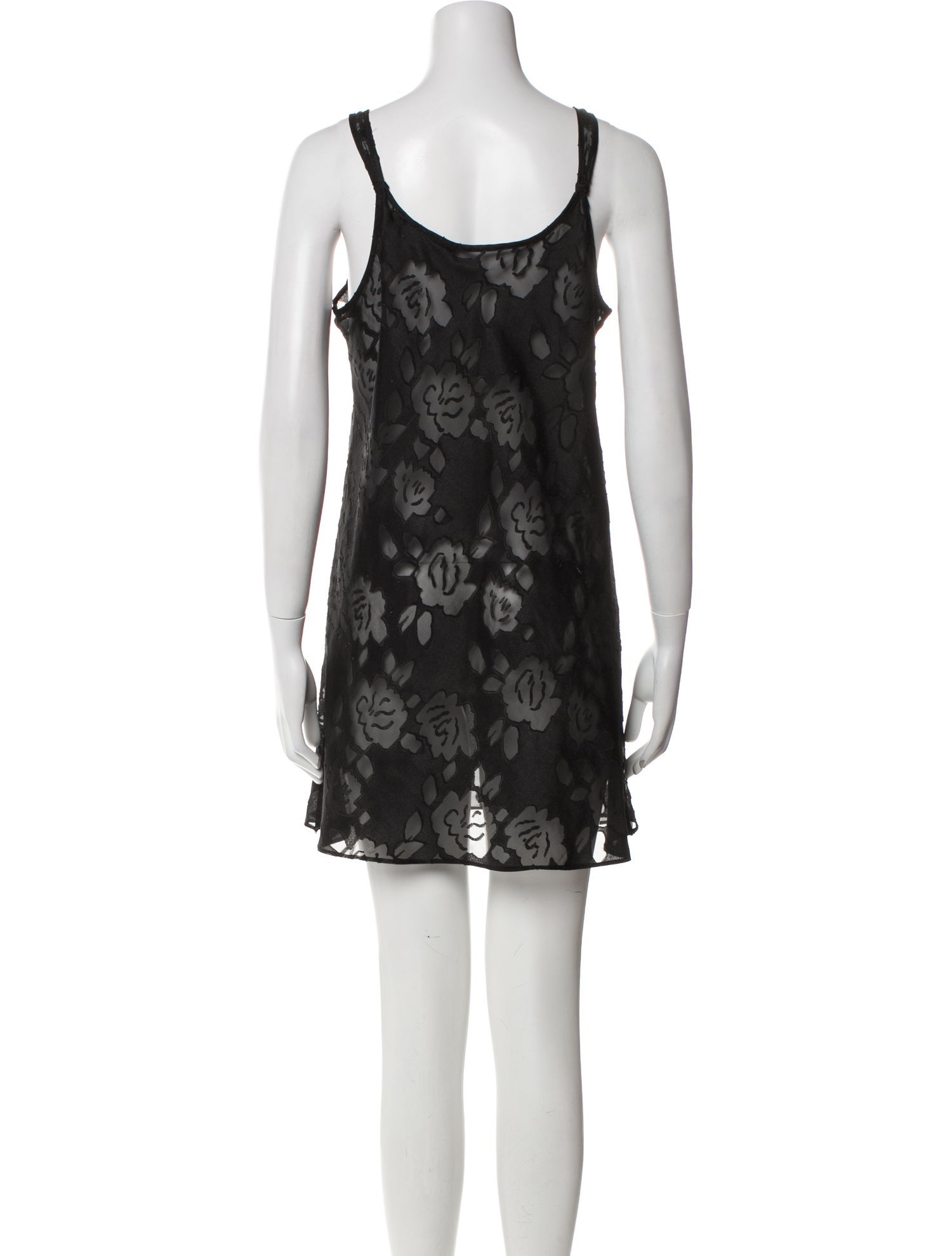 Oscar de la Renta Floral Print Mini Dress