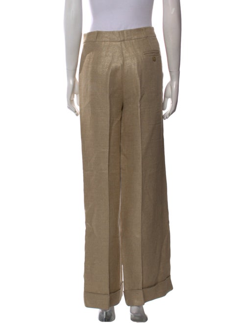 Oscar de la Renta Hemp Wide Leg Pants