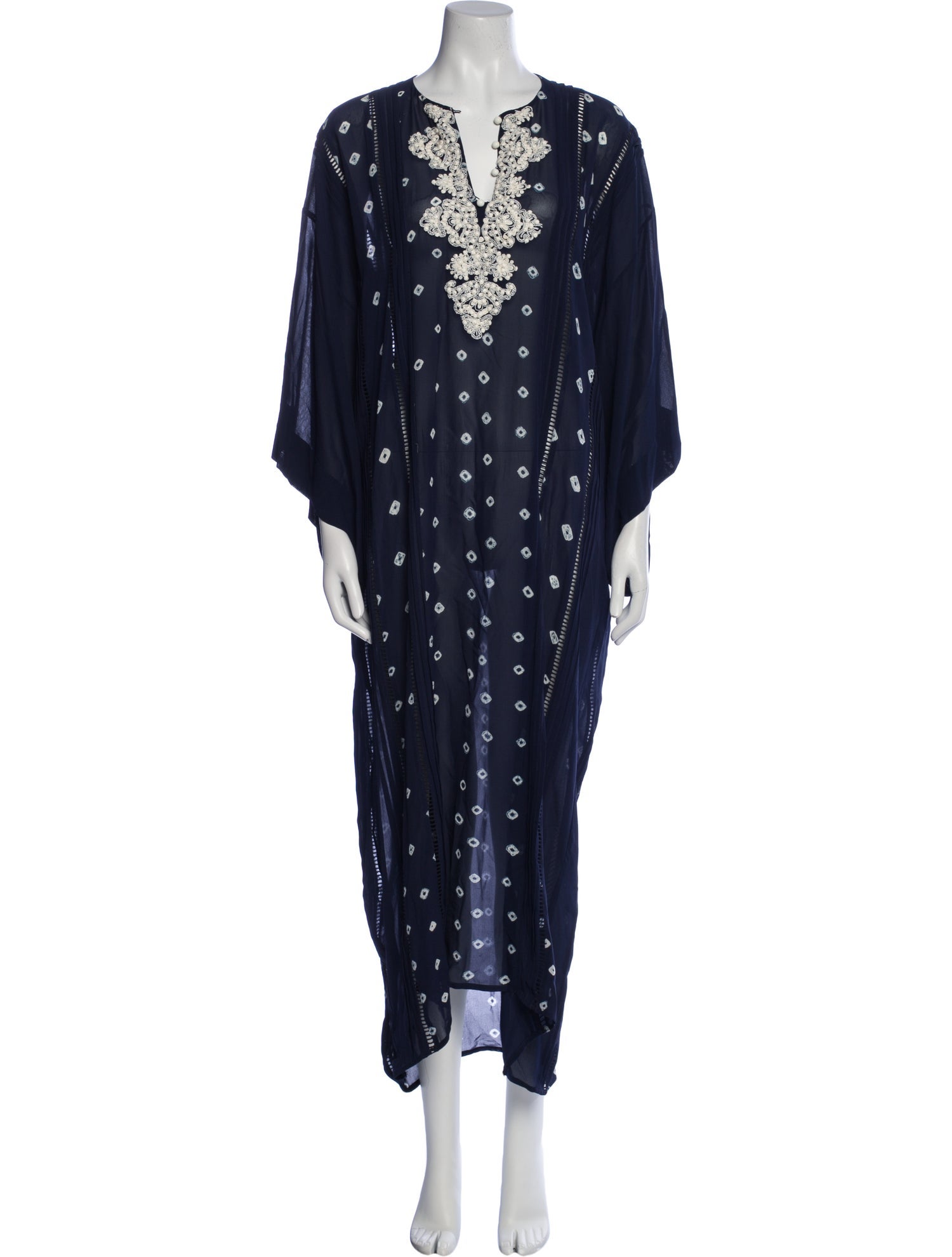 Oscar de la Renta Printed Long Dress