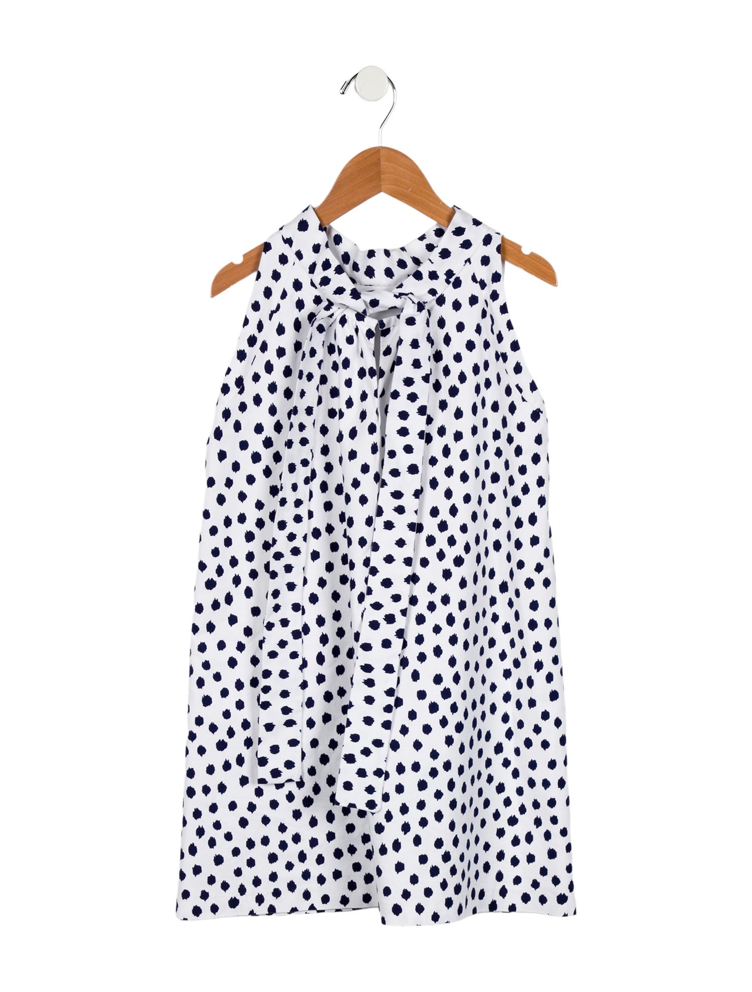 Oscar de la Renta Girls' Printed Sleeveless Dress