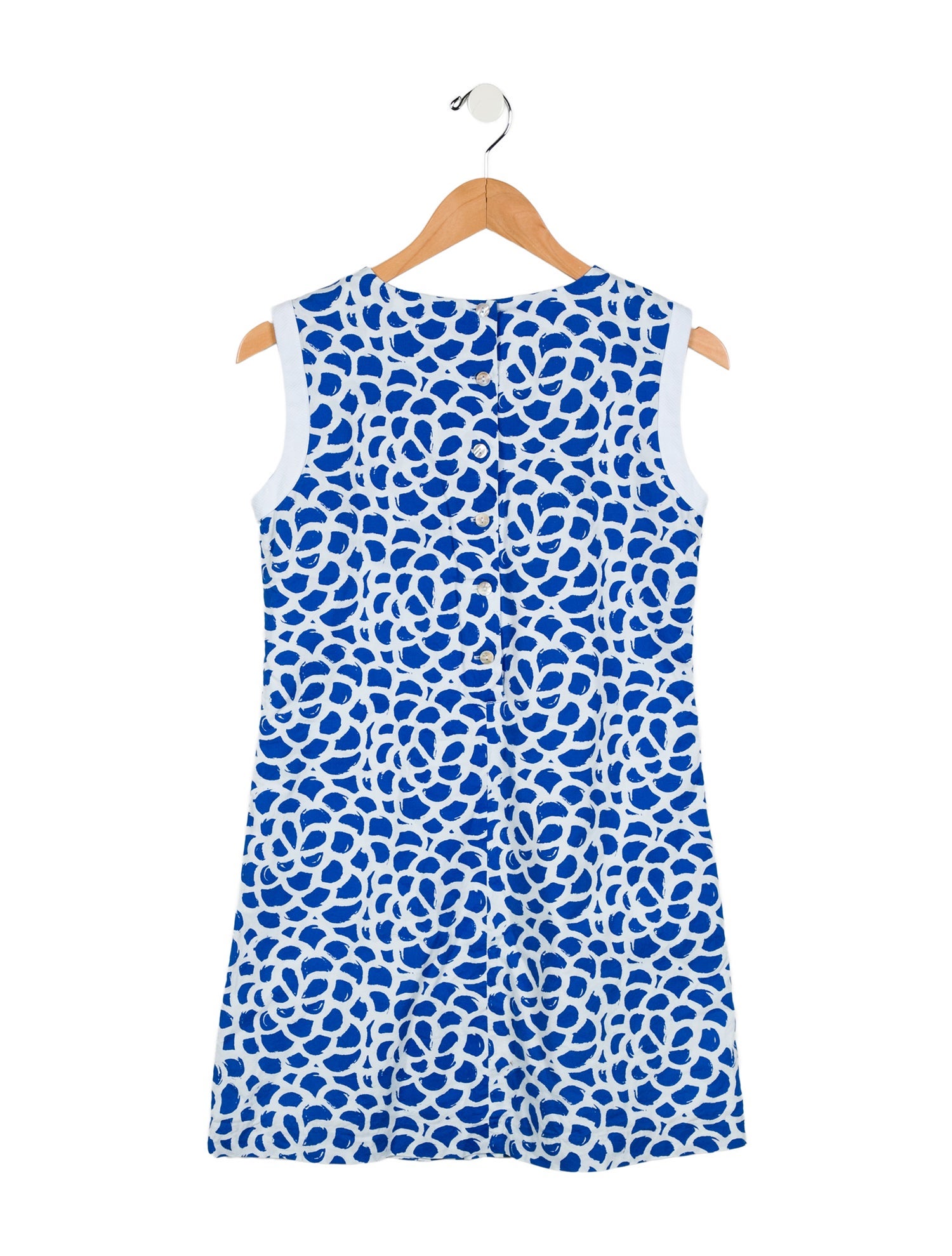 Oscar de la Renta Girls' Sleeveless Printed Dress