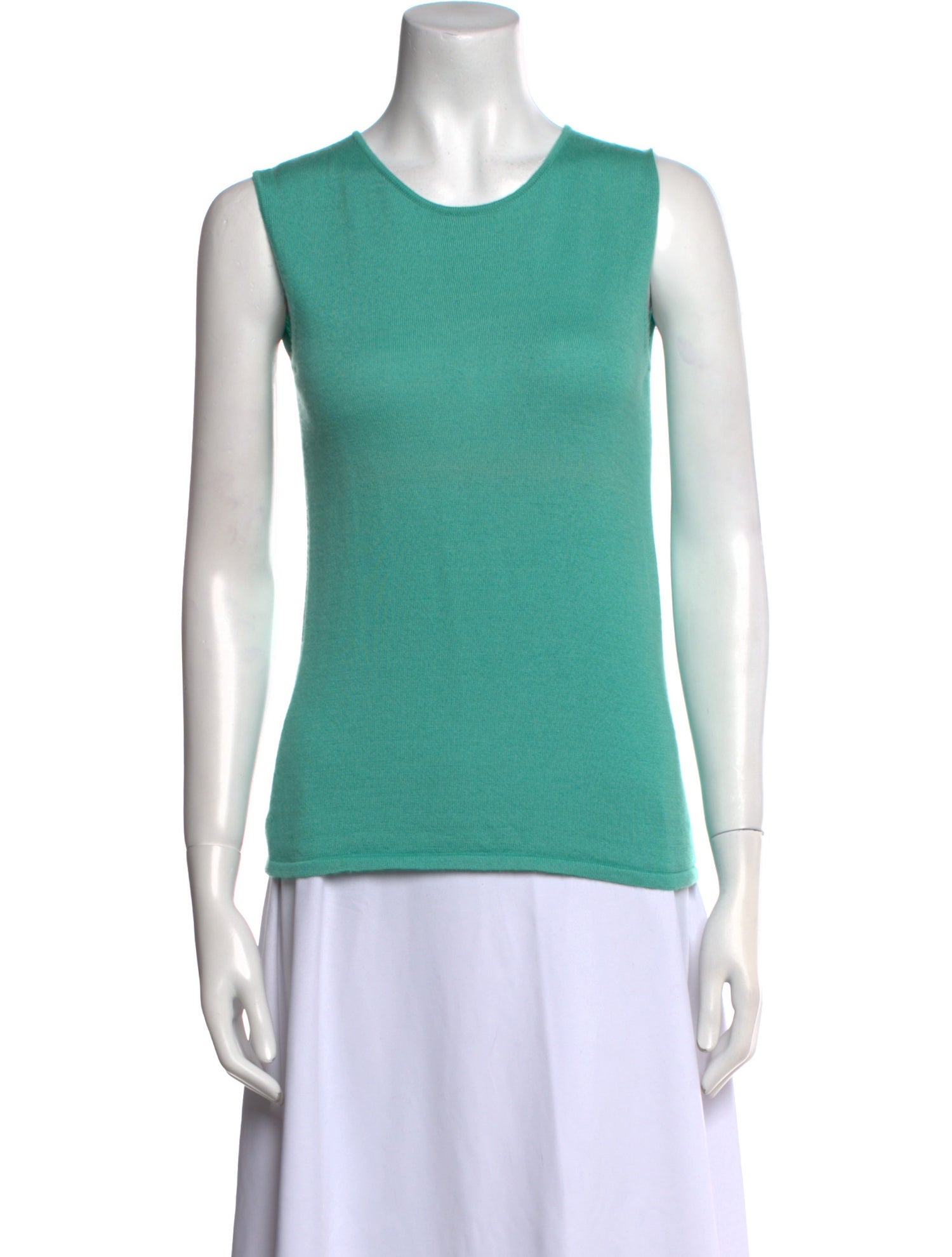 Oscar de la Renta Wool Scoop Neck Sweater