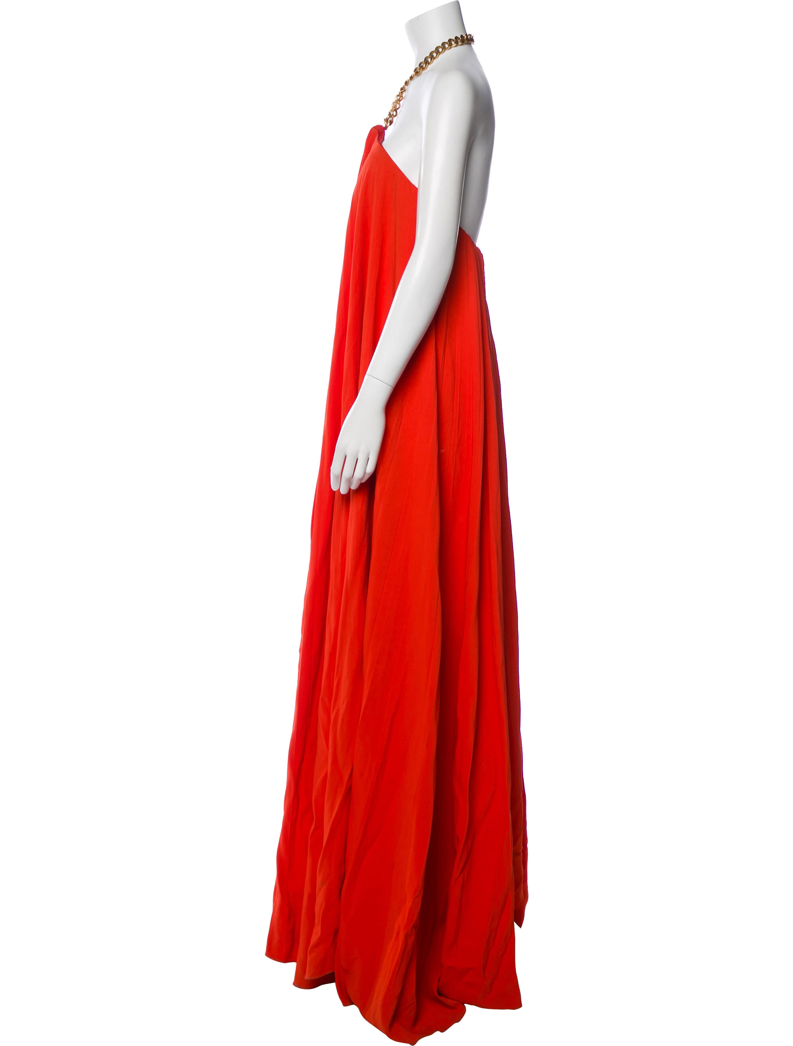Oscar de la Renta Halterneck Long Dress