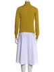 Oscar de la Renta Virgin Wool Tie Neck Sweater