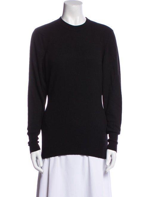 Oscar de la Renta Cashmere Crew Neck Top