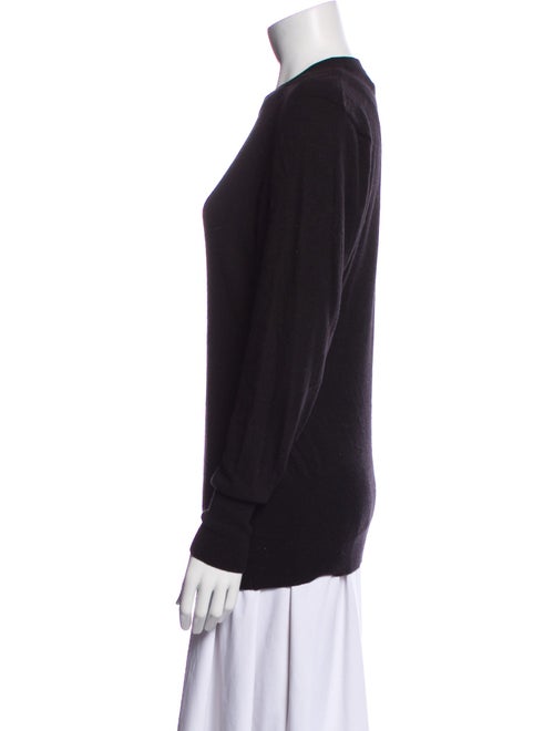 Oscar de la Renta Cashmere Crew Neck Top