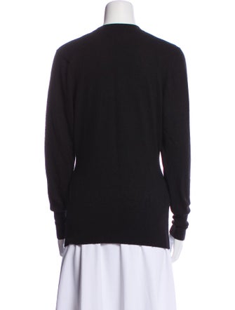 Oscar de la Renta Cashmere Crew Neck Top