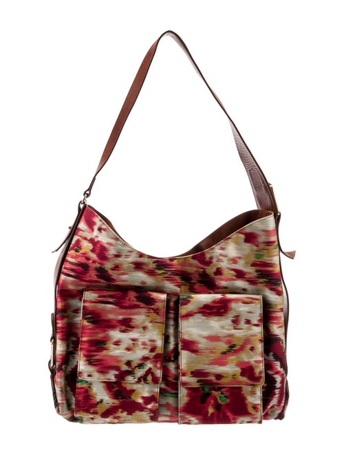 Oscar de la Renta Canvas Hobo