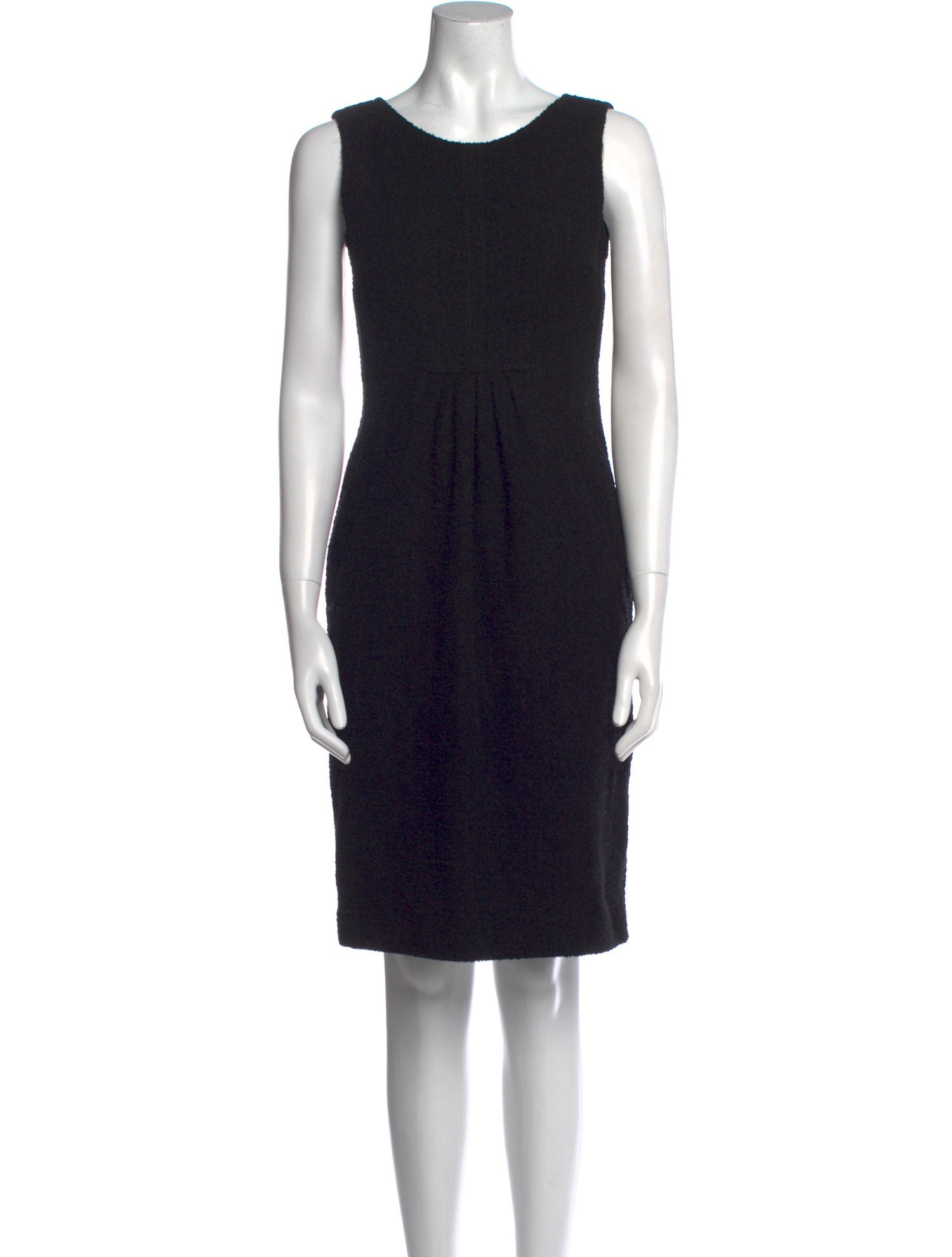 Oscar de la Renta Wool Knee-Length Dress