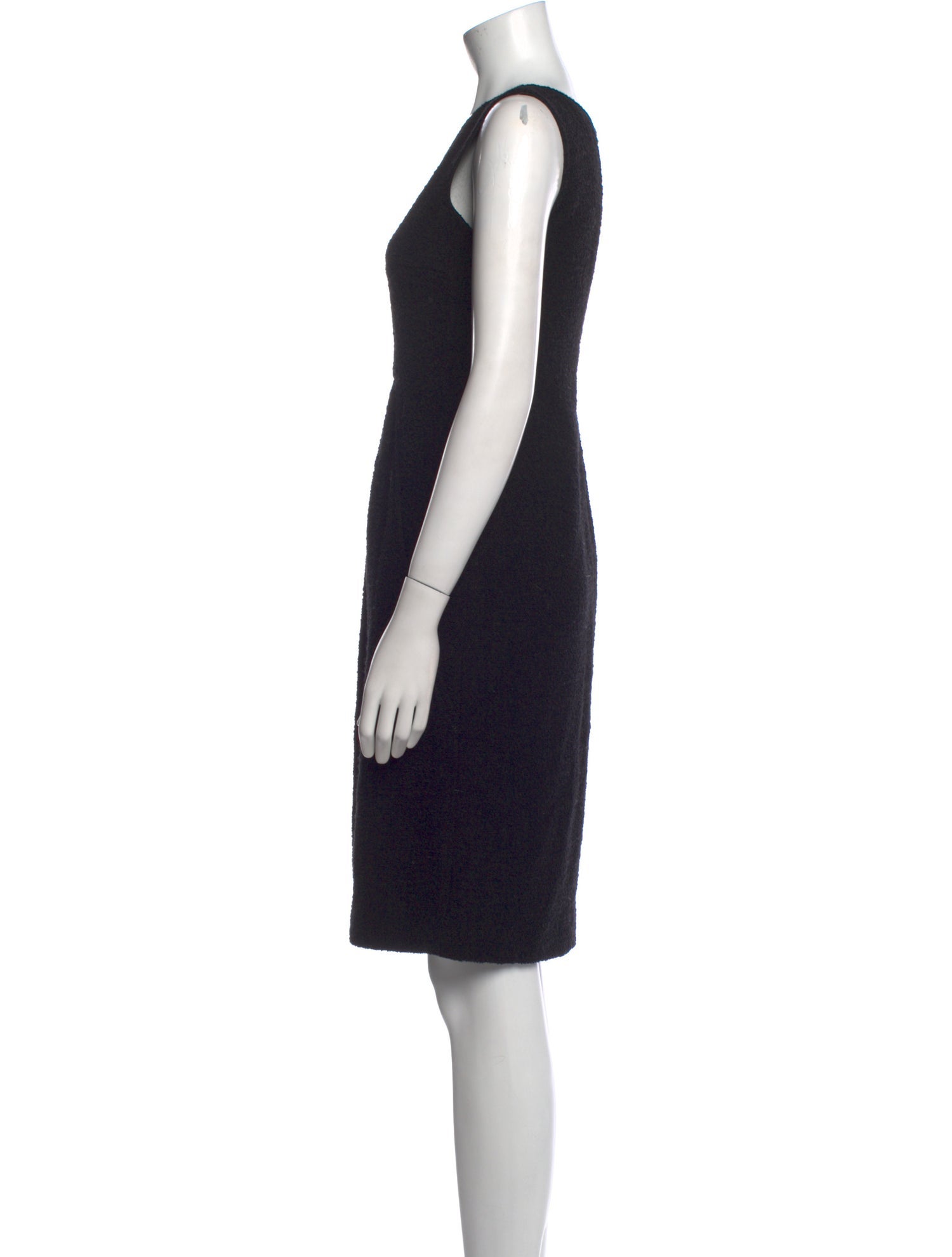 Oscar de la Renta Wool Knee-Length Dress