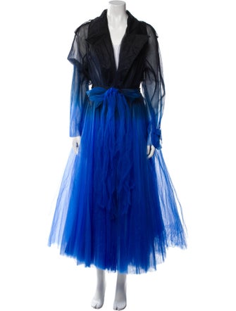 Oscar de la Renta Mesh Coat