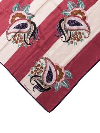 Oscar de la Renta Silk Printed Scarf