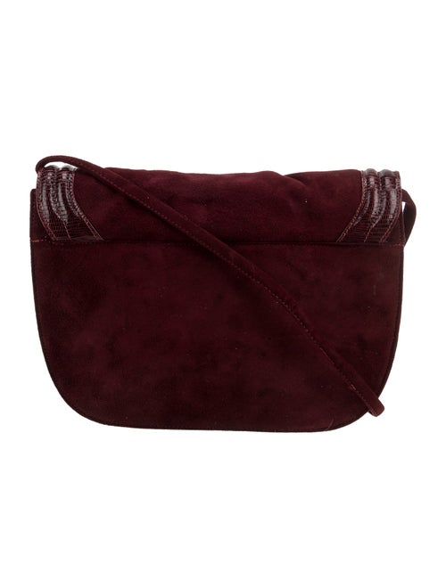 Oscar de la Renta Suede Shoulder Bag