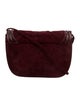 Oscar de la Renta Suede Shoulder Bag