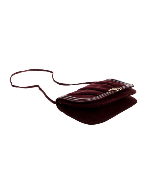 Oscar de la Renta Suede Shoulder Bag