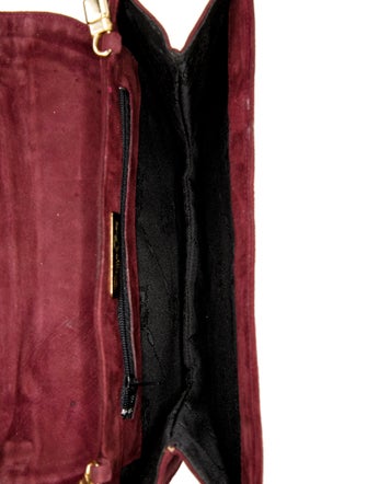 Oscar de la Renta Suede Shoulder Bag