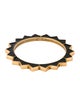 Oscar de la Renta Enamel Spiked Bangle Bracelet
