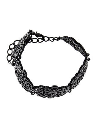 Oscar de la Renta Enamel Filigree Choker Necklace