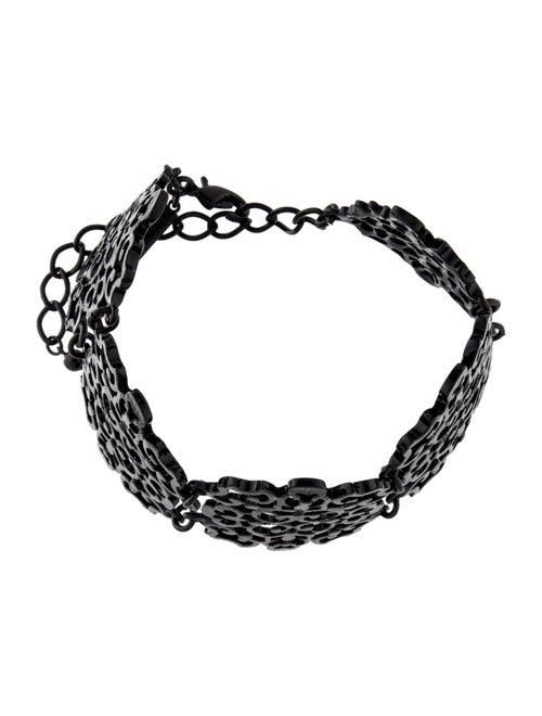 Oscar de la Renta Enamel Filigree Choker Necklace