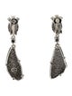 Oscar de la Renta Crystal & Resin Drop Earrings