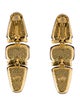 Oscar de la Renta Crystal & Resin Clip-On Drop Earrings