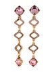 Oscar de la Renta Crystal Drop Earrings