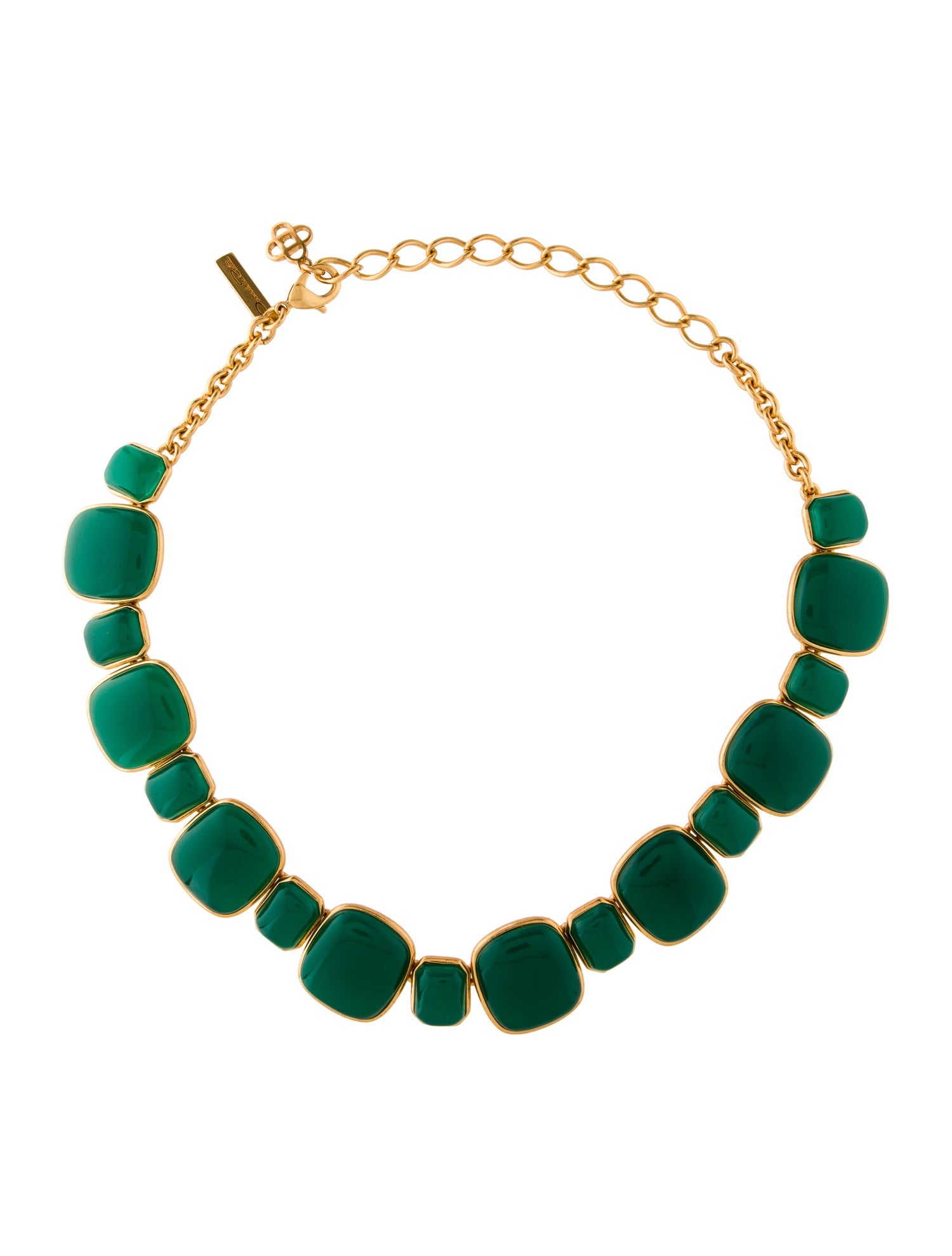 Oscar de la Renta Resin Collar Necklace