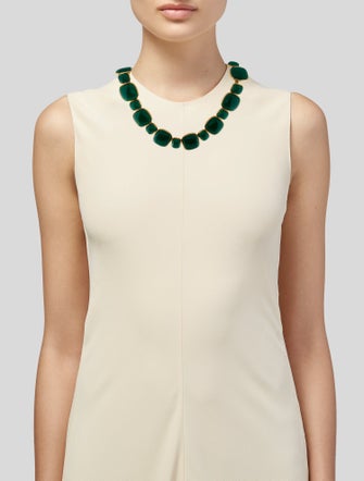 Oscar de la Renta Resin Collar Necklace