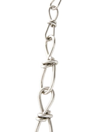 Oscar de la Renta Thick Knot Motif Chain Necklace