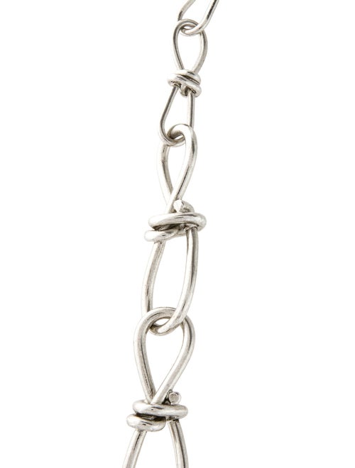 Oscar de la Renta Thick Knot Motif Chain Necklace