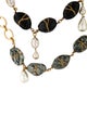 Oscar de la Renta Multi-Stone & Faux Pearl Multistrand Necklace