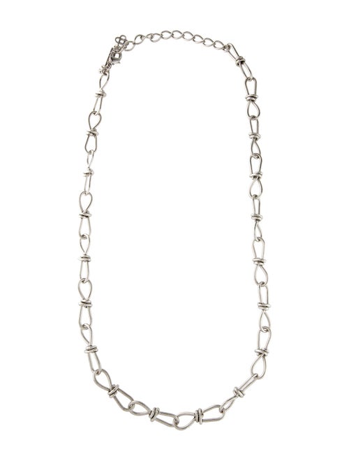 Oscar de la Renta Slim Knot Motif Necklace