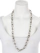 Oscar de la Renta Slim Knot Motif Necklace