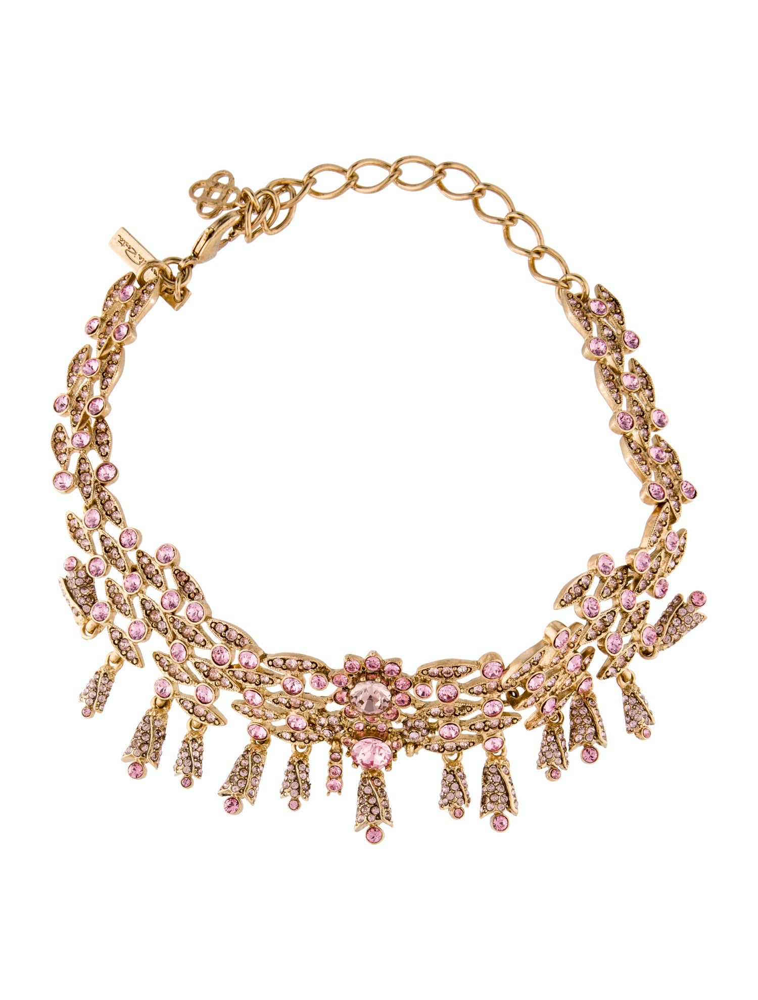 Oscar de la Renta Crystal Choker Necklace