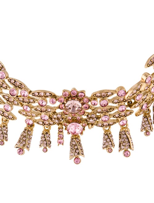 Oscar de la Renta Crystal Choker Necklace