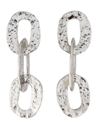 Oscar de la Renta Chain Link Drop Earrings